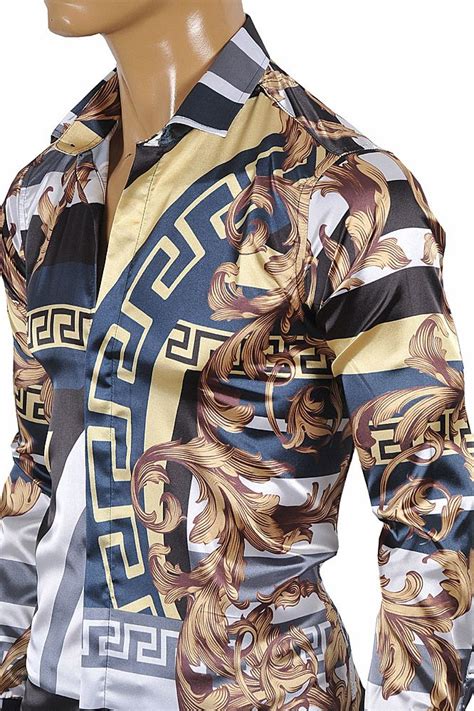 men's versace shirts for sale cheap|versace fitted shirts for men.